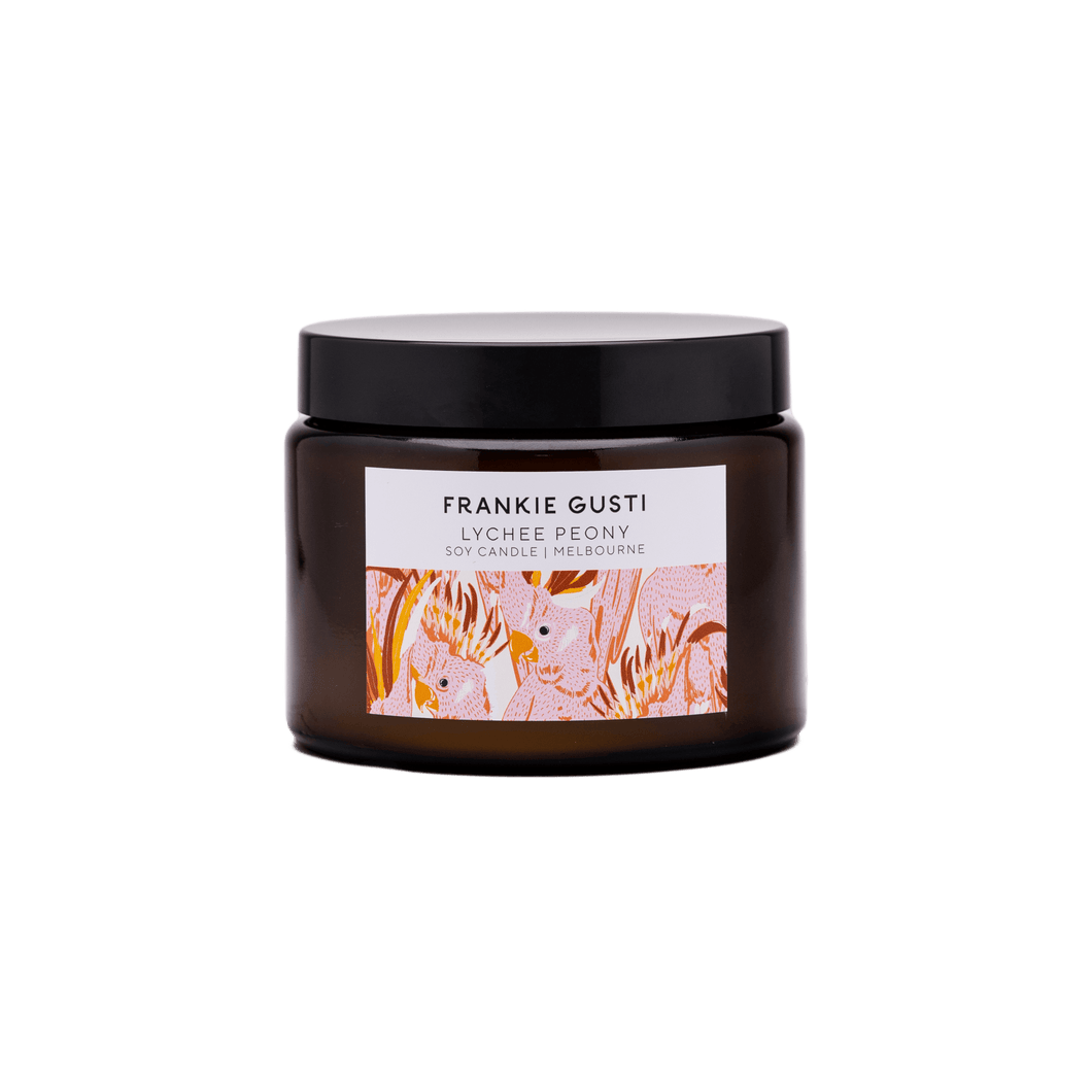 LYCHEE & PEONY Soy Candle - Floral Alchemy