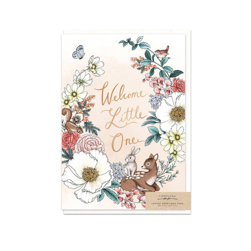 WELCOME LITTLE ONE Greeting Card