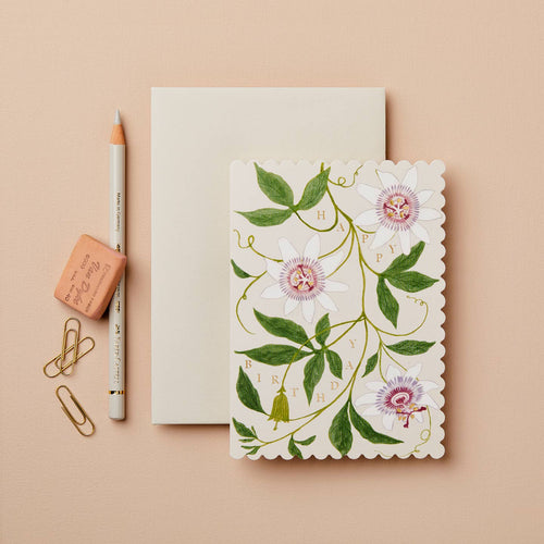 PASSIONFLOWER BIRTHDAY Greeting Card