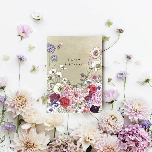 GARDEN BIRTHDAY Greeting Card