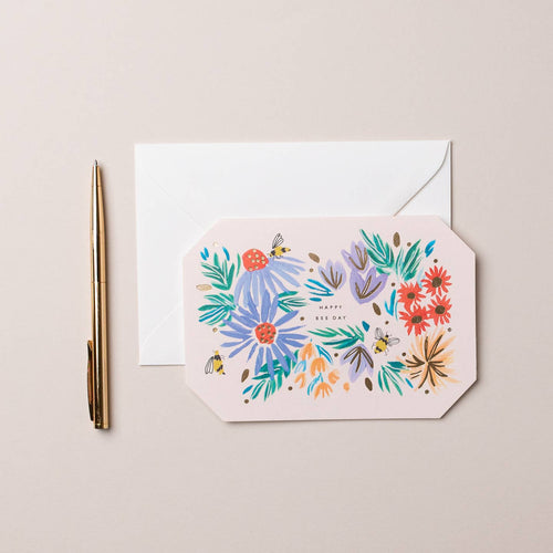 HAPPY BEE DAY Greeting Card