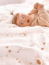 Load image into Gallery viewer, CONSTELLATION Organic Muslin Wrap Swaddle - Floral Alchemy