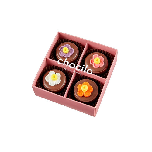 FLOWER POTS - Praline Chocolates 4pk - Floral Alchemy