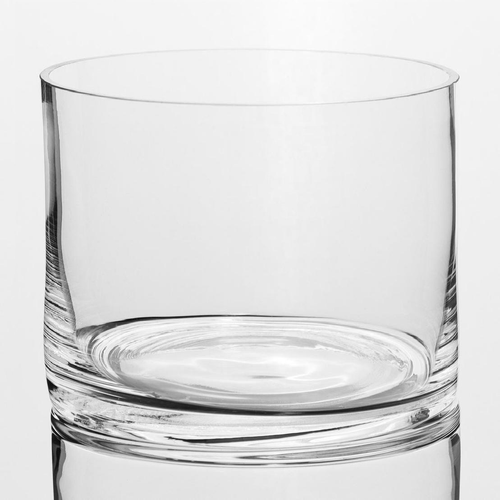 SQUAT GLASS CYLINDER - Floral Alchemy