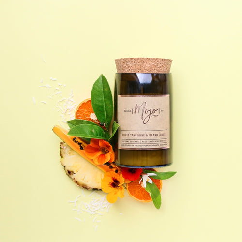 SWEET TANGERINE & ISLAND FRUITS Soy Candle - Floral Alchemy