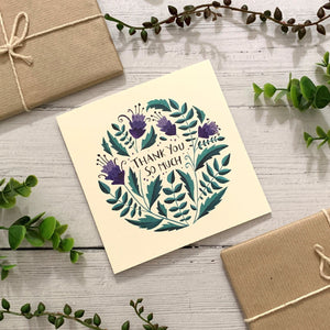 THANK YOU Greeting Card - Floral Alchemy